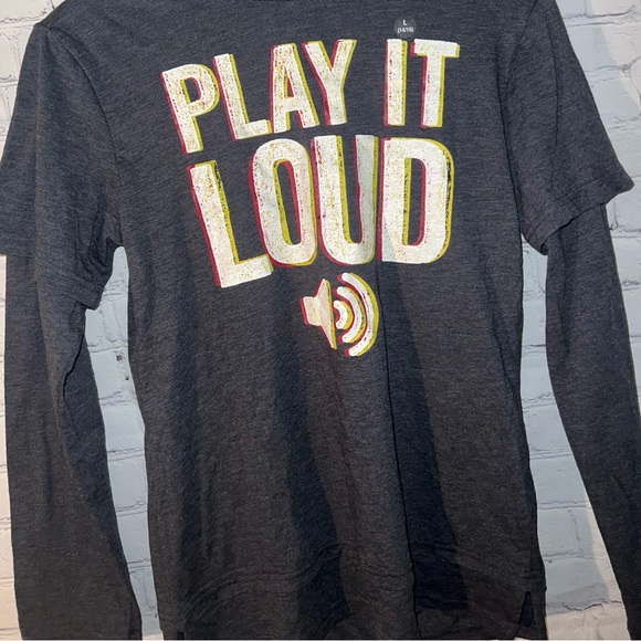 BRAND NWT amplify play it loud shirt size L/G (14-16) - Picture 3 of 5